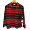 Monterey Petites by Koret チェック オープンカラーシャツ メンズ import:L