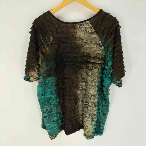 Maggie Barnes フリル レース ティアード カットソー エスニック レディース