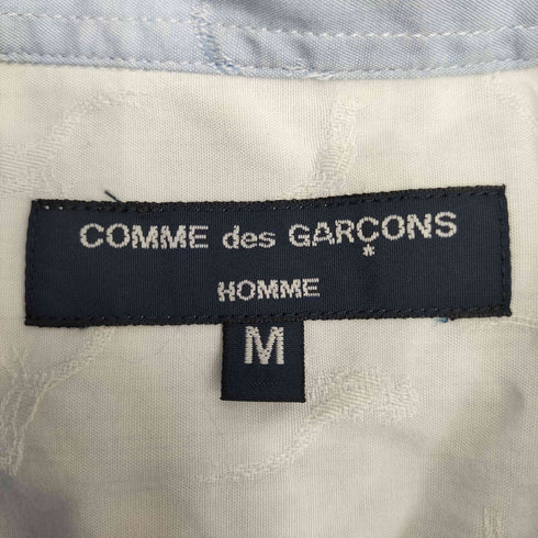 コムデギャルソンオム COMME des GARCONS HOMME 鳥ジャガード柄 ステッチ 半袖シャツ メンズ JPN:M