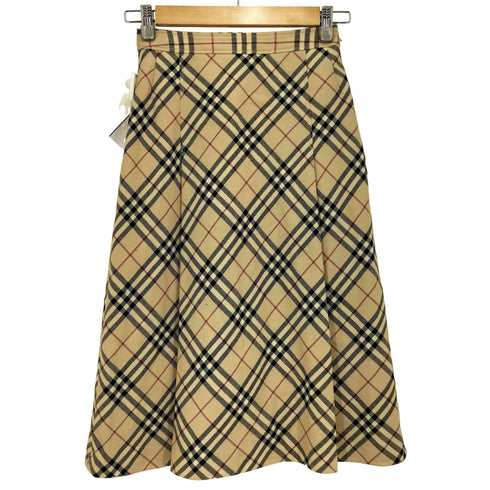 バーバリーロンドン BURBERRY LONDON ウール ノバチェック スカート レディース