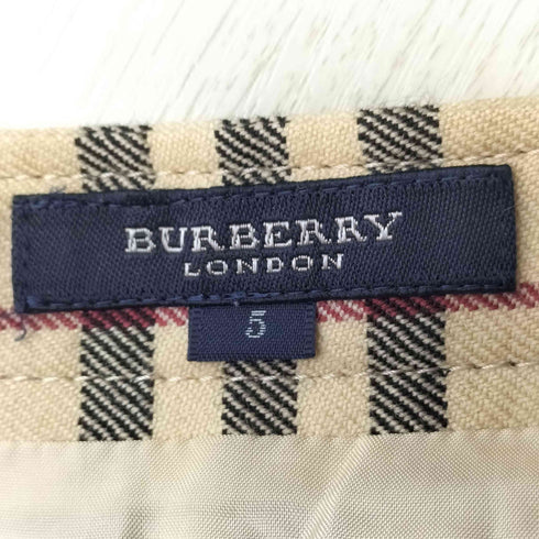 バーバリーロンドン BURBERRY LONDON ウール ノバチェック スカート レディース