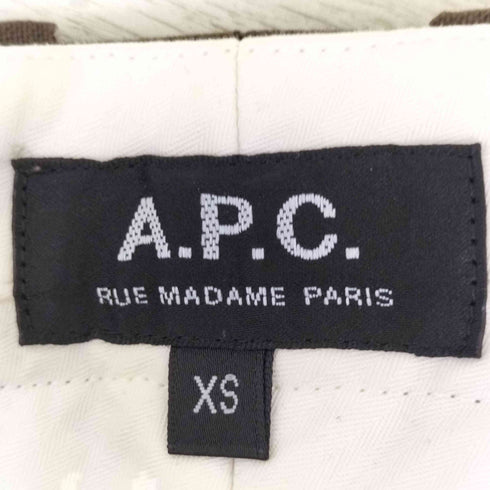 アーペーセー A.P.C. センタープレス スラックス メンズ XS