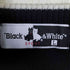 ブラックアンドホワイト BLACK&WHITE SPORTS ロゴ刺繍 ウール100% Vネック ニット セーター メンズ JPN:L