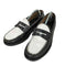 ジーエイチバス G.H.BASS 11010H LARSON / BLACK & WHITE (LEATHER SOLE) / ラーソン コンビ vibram裏張り メンズ US:7.5