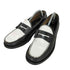ジーエイチバス G.H.BASS 11010H LARSON / BLACK & WHITE (LEATHER SOLE) / ラーソン コンビ vibram裏張り メンズ US:7.5