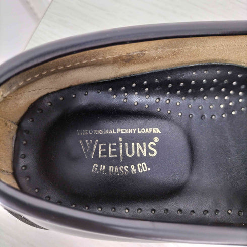 ジーエイチバス G.H.BASS 11010H LARSON / BLACK & WHITE (LEATHER SOLE) / ラーソン コンビ vibram裏張り メンズ US:7.5