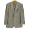 バーバリーズ BURBERRYS WWOL&SILK 背抜き シルク混 ウール 2B チェック テーラードジャケット メンズ 98-88-175 AB6