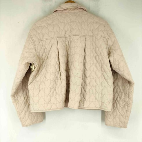 ファーファー furfur ハートモチーフ ボアデザイン キルティングジャケット レディース ONE SIZE