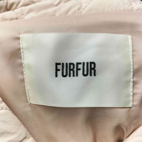 ファーファー furfur ハートモチーフ ボアデザイン キルティングジャケット レディース ONE SIZE