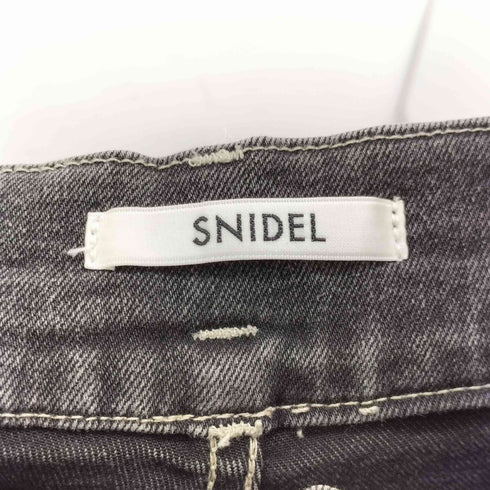 スナイデル snidel Sustainableストレッチフレアデニムパンツ レディース JPN:1