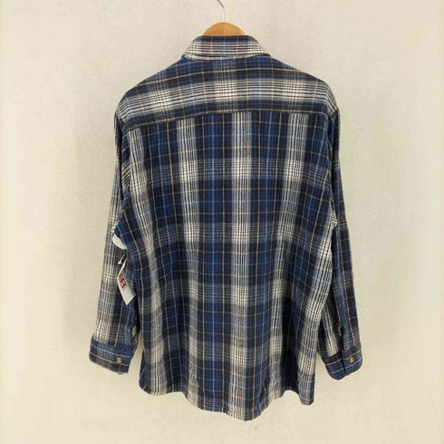 ファイブブラザー FIVE BROTHER 90s チェック ヘビーネル 襟芯 シャツ メンズ L