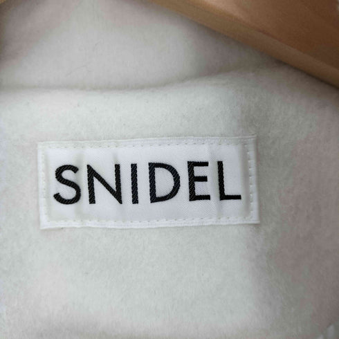 スナイデル snidel 23AW HAPPY BOX レーヨン混 ポリ クロップド ポンチョ レディース ONE SIZE