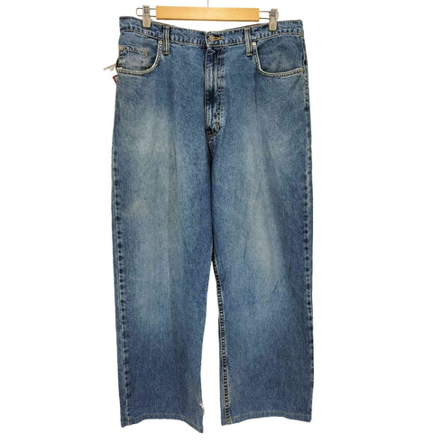ポロジーンズカンパニーラルフローレン POLO JEANS COMPANY RALPH LAUREN 90-00S USA製 ワイド ストレート デニム パンツ メンズ 36