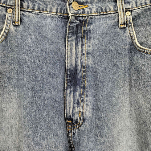 ポロジーンズカンパニーラルフローレン POLO JEANS COMPANY RALPH LAUREN 90-00S USA製 ワイド ストレート デニム パンツ メンズ 36
