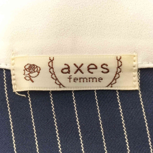 アクシーズファム axes femme 夜空刺繍襟ドッキングワンピース レディース JPN:M