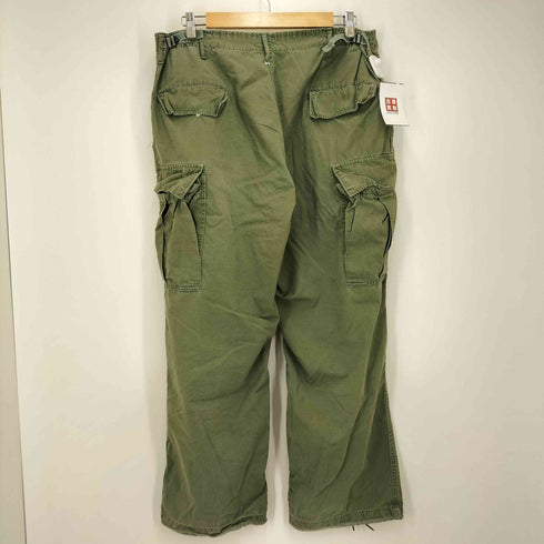 ユーエスアーミー U.S. ARMY 60S TROUSERS MAN’S RIP STOP POPLIN OG-107 5th ジャングルファティーグ パンツ 69年納入 メンズ REGULAR LARGE