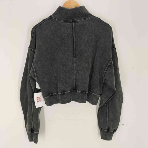 ジーナシス JEANASIS ブリーチハーフZIPショートプルオーバー レディース FREE