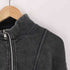 ジーナシス JEANASIS ブリーチハーフZIPショートプルオーバー レディース FREE