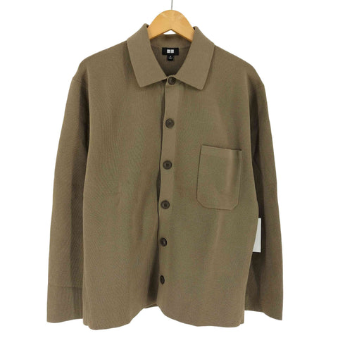 ユニクロ UNIQLO ミラノリブシャツカーディガン メンズ M