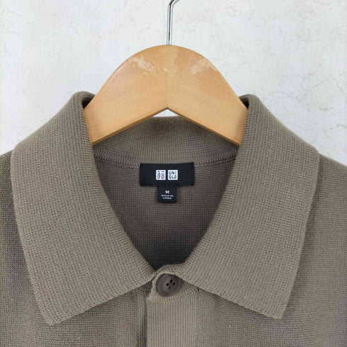 ユニクロ UNIQLO ミラノリブシャツカーディガン メンズ M