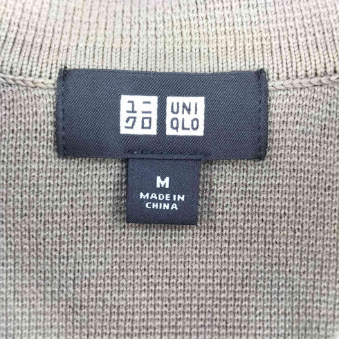 ユニクロ UNIQLO ミラノリブシャツカーディガン メンズ M