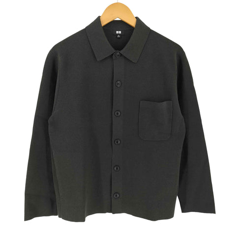 ユニクロ UNIQLO ミラノリブシャツカーディガン メンズ M