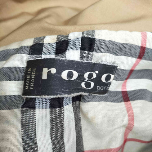 ローガ ROGA 裏地チェック トレンチコート レディース