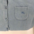 バーバリーブルーレーベル BURBERRY BLUE LABEL ホースロゴ 刺繍 クルーネック カーディガン レディース EUR:38
