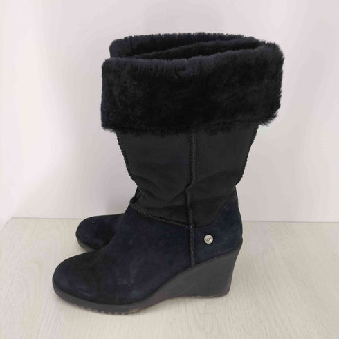 アグ UGG ムートン ヒールブーツ レディース JPN:24