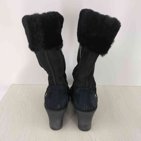 アグ UGG ムートン ヒールブーツ レディース JPN:24