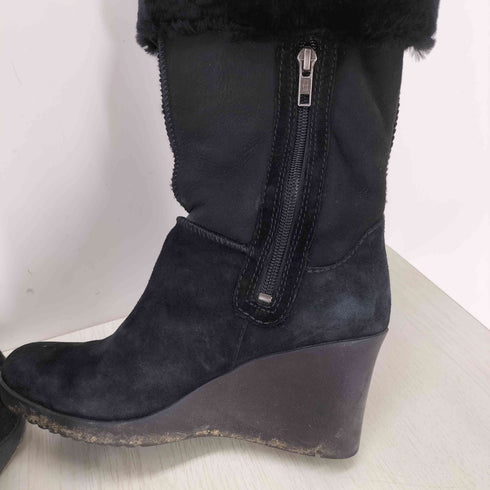 アグ UGG ムートン ヒールブーツ レディース JPN:24