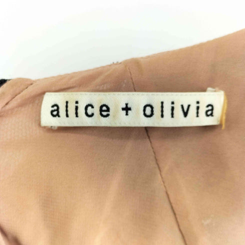 alice+olivia レースデザイン ワンピース レディース