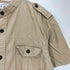アルファインダストリーズ ALPHA INDUSTRIES 猫目ボタン ダブルフラップポケット バンドカラー S/S ミリタリーシャツ メンズ import:XL