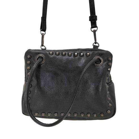 ザラ ZARA スタッズ付き 2WAY ミニショルダーバッグ レディース