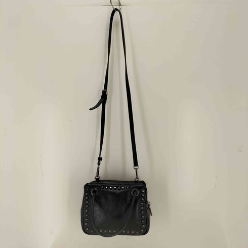ザラ ZARA スタッズ付き 2WAY ミニショルダーバッグ レディース