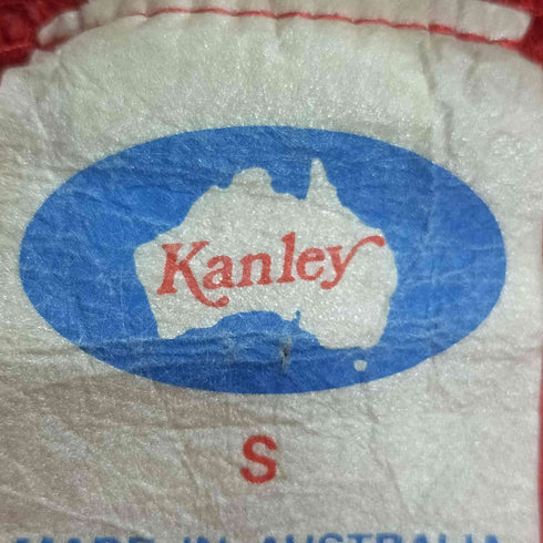 Kanley 80s オーストラリア製 マルチカラー刺繍 クルーネックスウェット トレーナー メンズ import:S