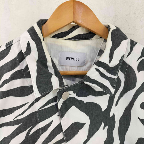 ウィーウィル WEWILL OVERALL JACKET -zebra ゼブラ柄 ジャケット メンズ 3