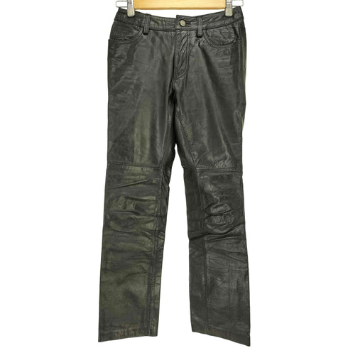 ギャップ Gap 00S OLD GAP boot cut レザー パンツ レディース 00