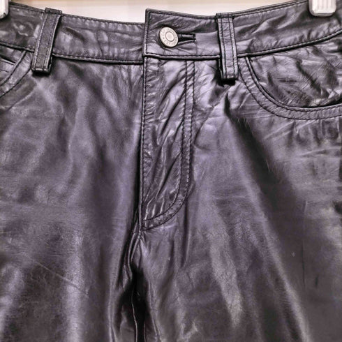 ギャップ Gap 00S OLD GAP boot cut レザー パンツ レディース 00