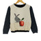 ポールスミス Paul Smith junior アップル ラビット プリント 異素材 スウェット レディース 14A
