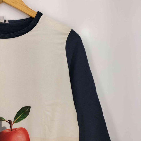 ポールスミス Paul Smith junior アップル ラビット プリント 異素材 スウェット レディース 14A