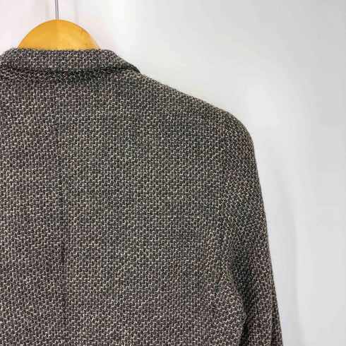 マックスマーラ MAX MARA イタリア製 ウール ツイード テーラード ジャケット レディース 40