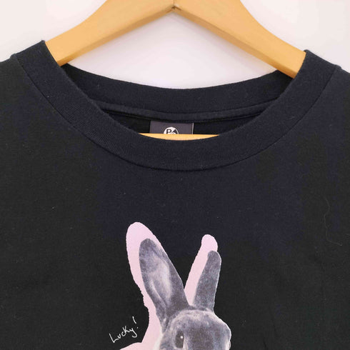 ピーエスポールスミス PS Paul Smith Luckyラビット プリント 半袖Tシャツ レディース import:M