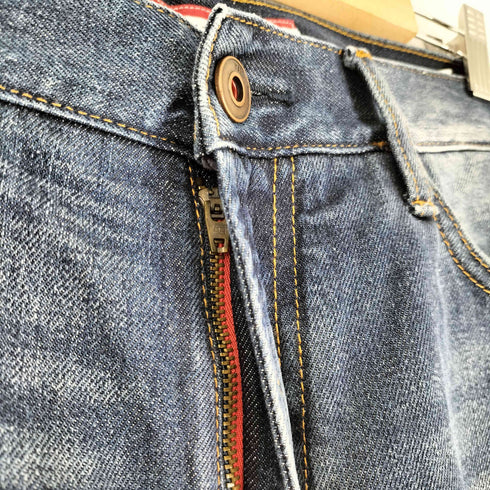 トミーヒルフィガー TOMMY HILFIGER ダメージ ワイド デニムパンツ メンズ