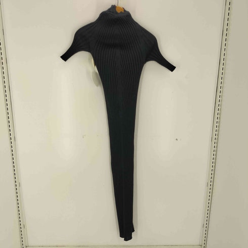 ジルサンダー JIL SANDER リネン混 リブニットロングワンピース レディース 34
