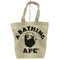 アベイシングエイプ A BATHING APE APE PIRATE COLLEGE TOTE BAG キャンバストート メンズ