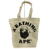 アベイシングエイプ A BATHING APE APE PIRATE COLLEGE TOTE BAG キャンバストート メンズ