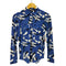 ローレンラルフローレン LAUREN RALPH LAUREN ジオメトリック 総柄 シャツ レディース import:XS