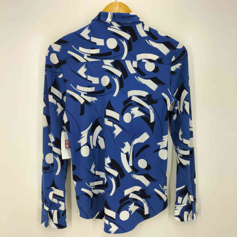 ローレンラルフローレン LAUREN RALPH LAUREN ジオメトリック 総柄 シャツ レディース import:XS