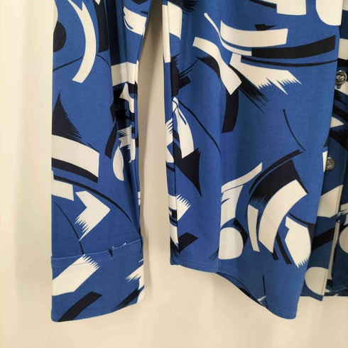 ローレンラルフローレン LAUREN RALPH LAUREN ジオメトリック 総柄 シャツ レディース import:XS
